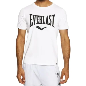 Offres ✨ Fitness Homme Everlast T-shirt Manches Courtes Everlast Russel BLANC 👏 16