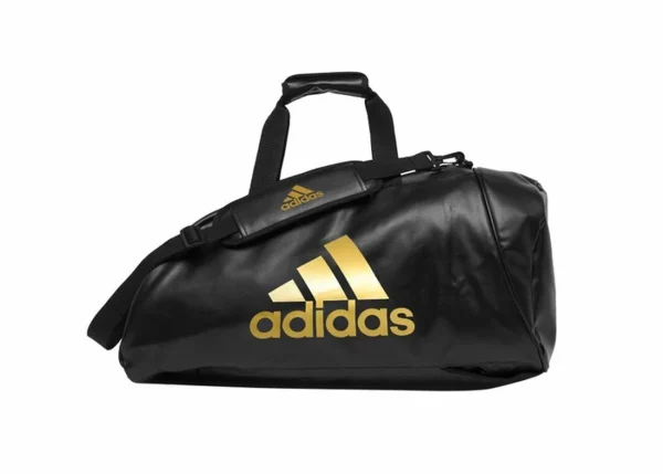 Remise 🎉 Sac De Sport Multisport Mixte ADIDAS SAC SPORT DE COMBAT NR / GOLD 🥰 1