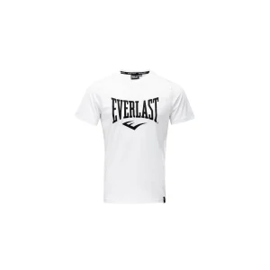 Offres ✨ Fitness Homme Everlast T-shirt Manches Courtes Everlast Russel BLANC 👏 10