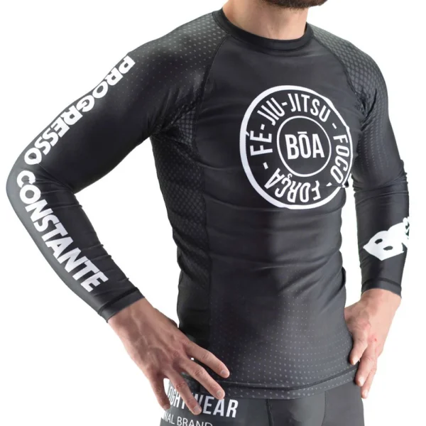 Tout neuf 👏 Sport De Combat Boa Rashguard Bõa Progresso Constante-xl–xl-gris————–gris-xl GRIS 👏 3