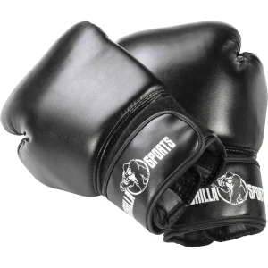 De gros ✔️ Sport De Combat Gorilla Gants De Boxe Professionnels Gorilla Sports Coloris Noir 10 Oz – 16 Oz NOIR ✨ 15