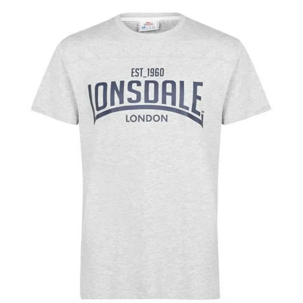 De gros ✔️ Boxe Homme Lonsdale T-shirt Boxe Lonsdale Boxing Gris Homme GRIS 💯 1