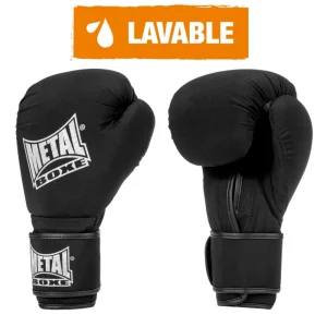 Nouveau 👍 Boxe Anglaise Metal Boxe Gants De Boxe Boxe Lavable Metal Boxe NOIR ✔️ 7