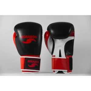 Promo 🤩 Boxe Dorawon Dorawon, Gants De Boxe Cuir Competition Leicester, Rouge Et Noir ROUGE 🤩 7