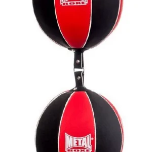 Le moins cher ✔️ Boxe Anglaise Metal Boxe Sac De Frappe Double Ballon Élastique Metal Boxe NOIR 🔥 6