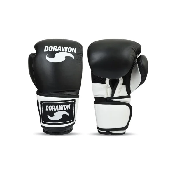 Le moins cher 💯 Boxe Dorawon Dorawon, Gants De Boxe Cuir Newcastle, Noir Et Blanc BLEU 🌟 1